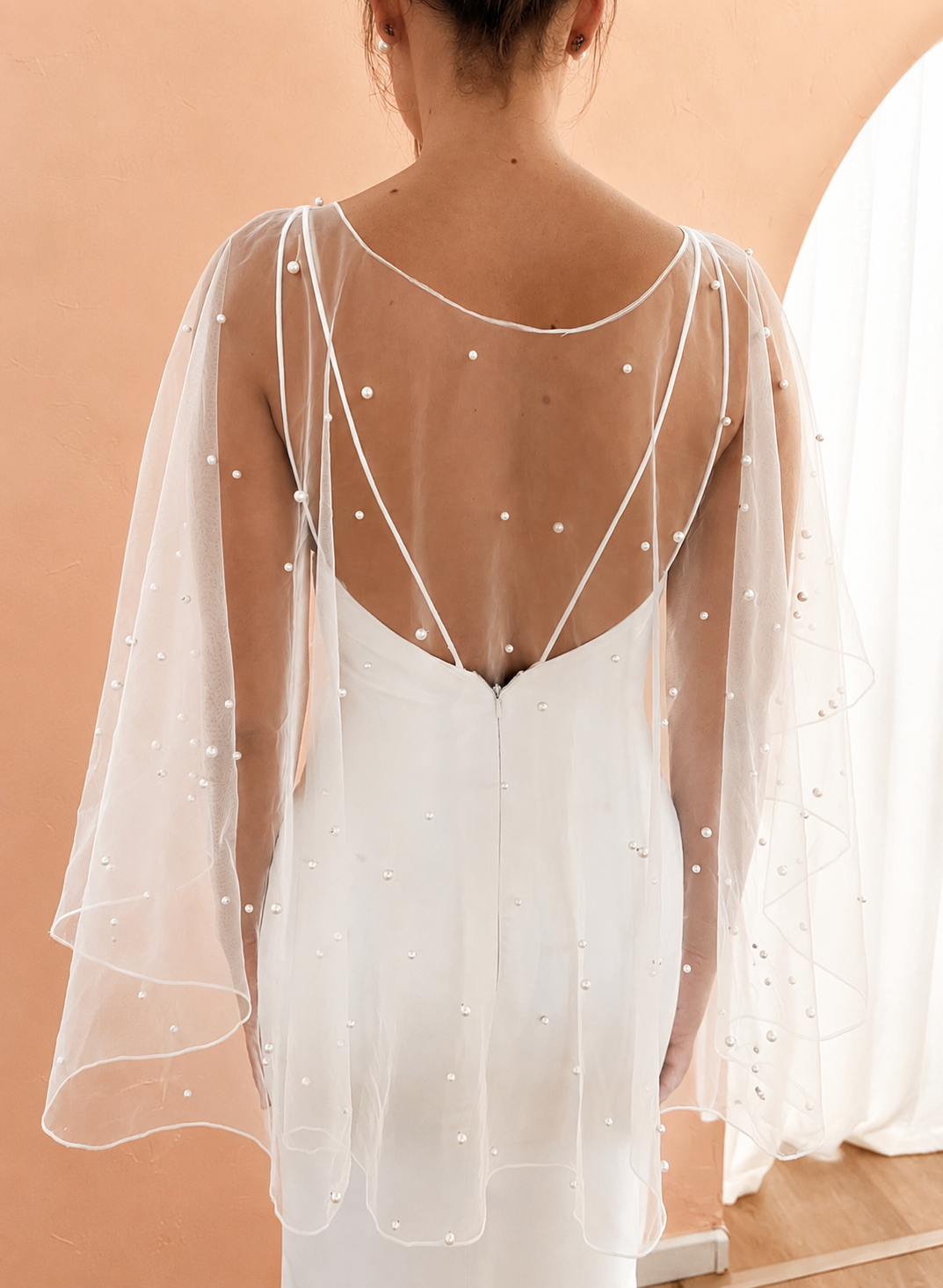 Opal Bridal Cape