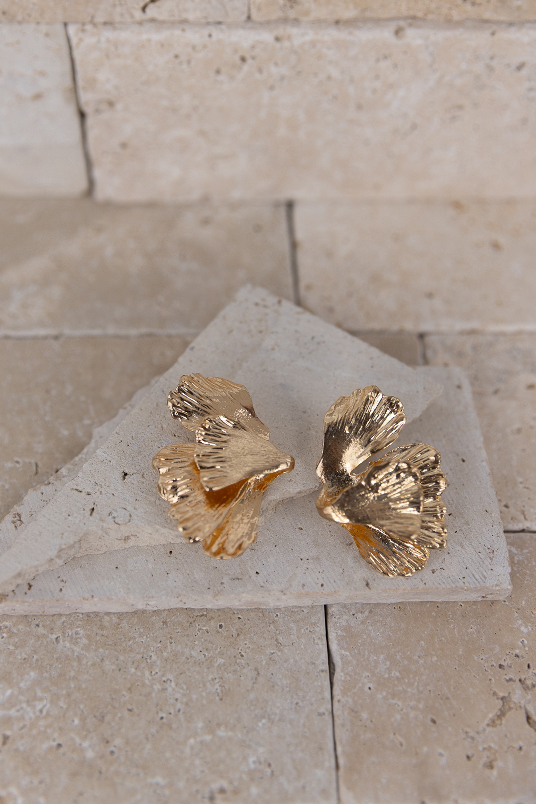 Gilded Orchid Earrings (Large)