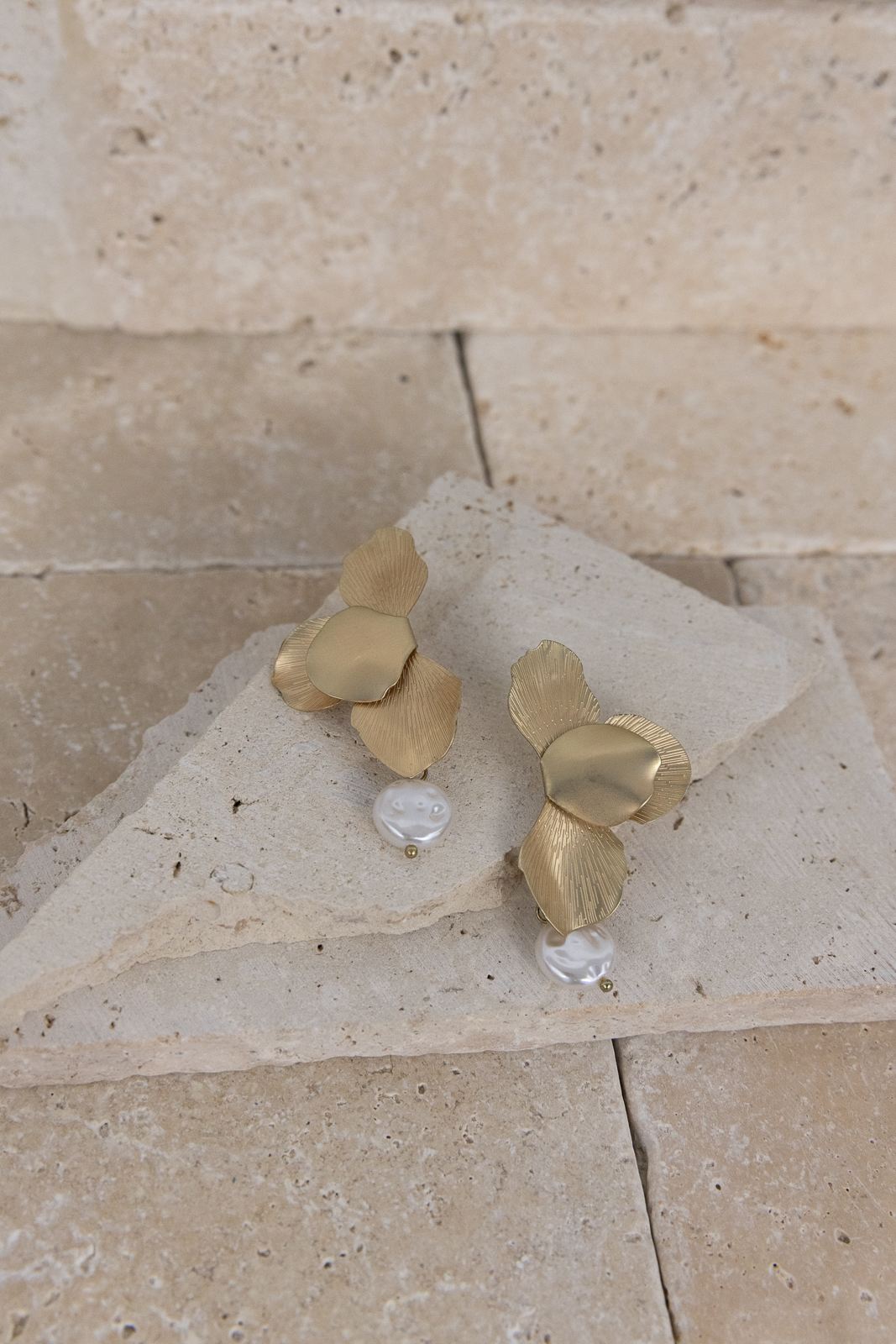 Gilded Magnolia Earrings